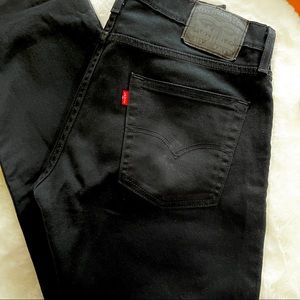 Men's Levis 513 Black jeans